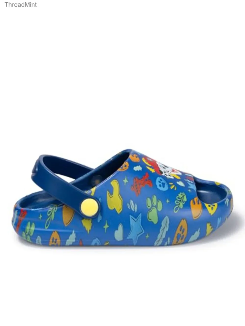 Toddler Water Shoes - Open Toe Clogs for Kids, EVA Cartoon Slide with Backstrap